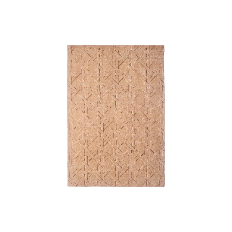 Teppe Manuela Rug fra Dusty Deco i oransje/ Warm Vanilla.