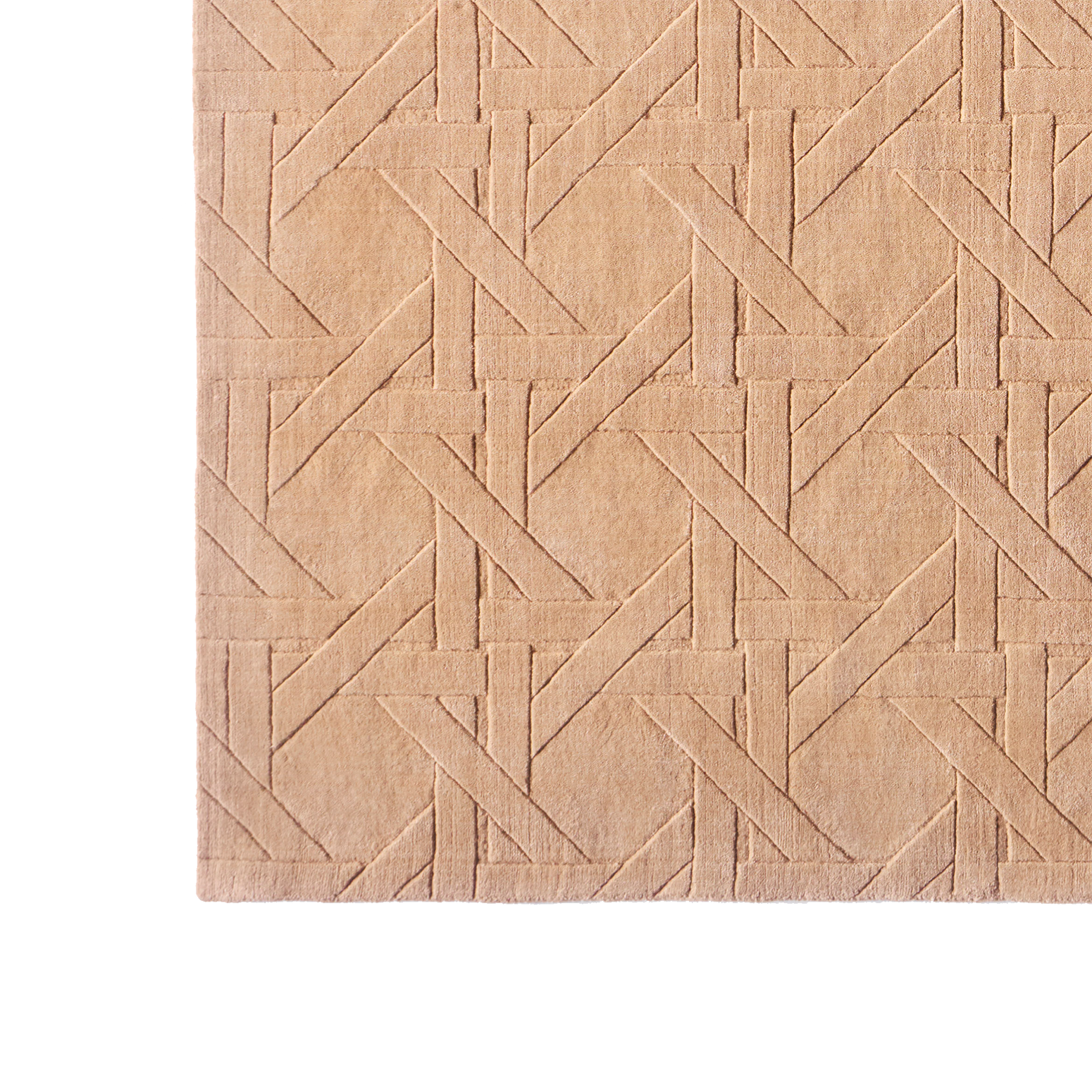 Teppe Manuela Rug fra Dusty Deco i oransje/ Warm Vanilla.