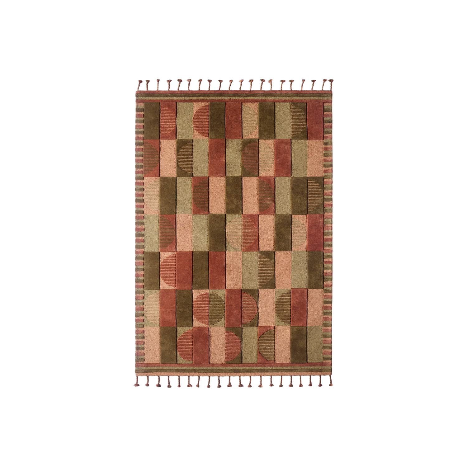 Teppe Murillo Rug Multi Neutral fra Dusty Deco.