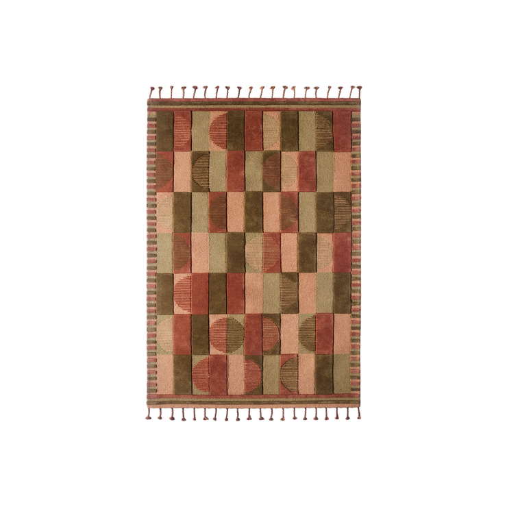 Teppe Murillo Rug Multi Neutral fra Dusty Deco.