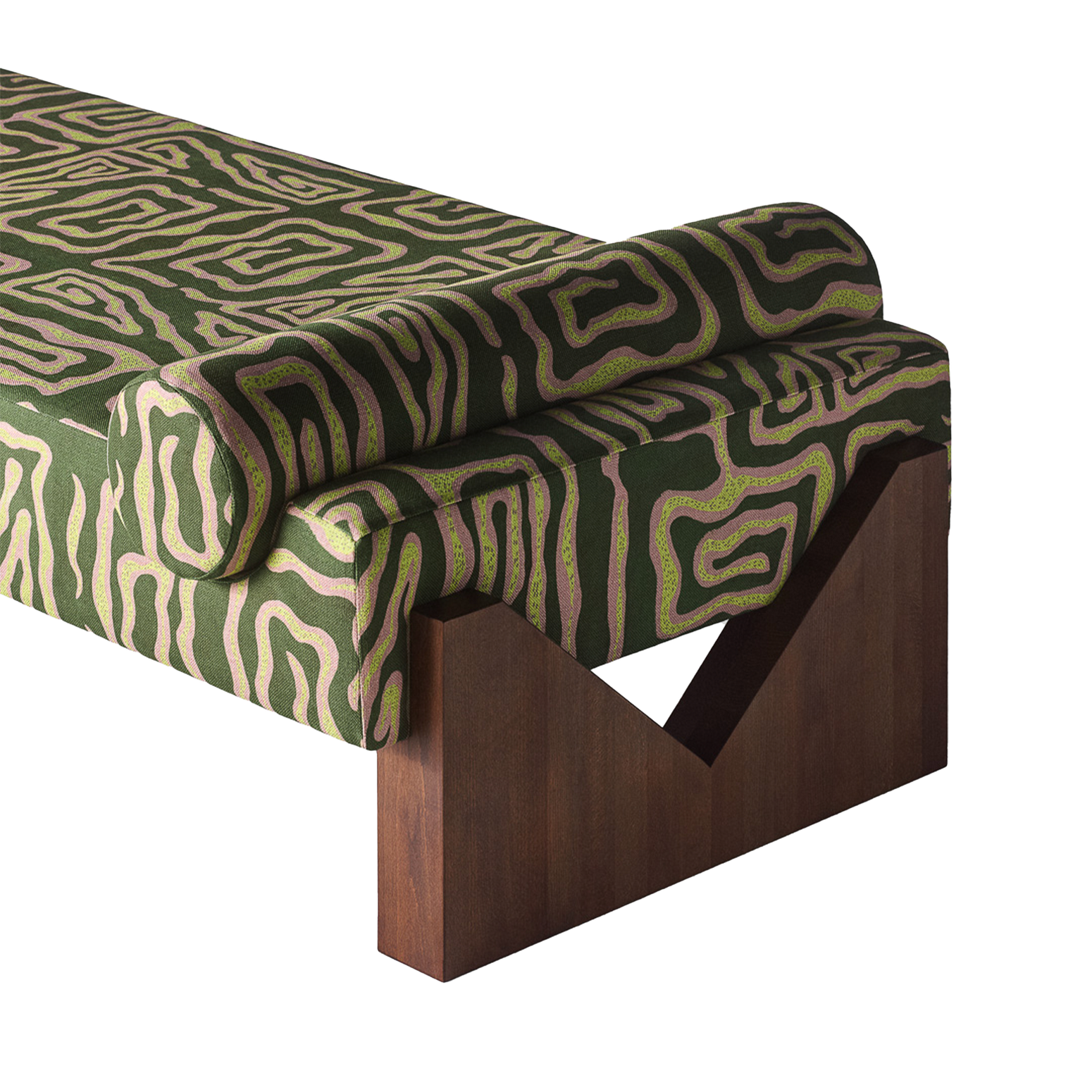 Dagseng V Daybed Beaten Track i Green / grønn fra Dusty Deco.