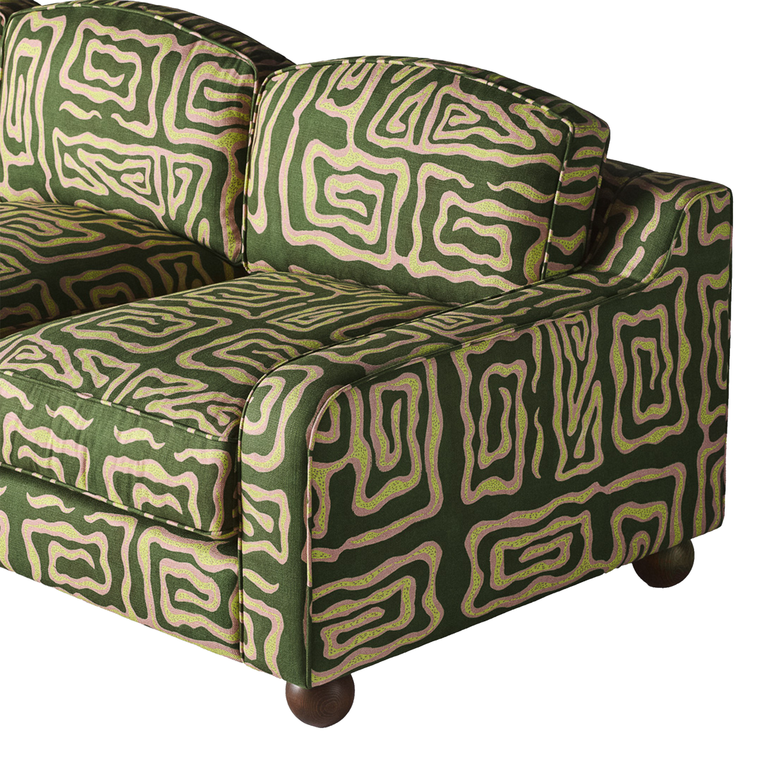 Sofa Lola Beaten Track i Green / grønn fra Dusty Deco.