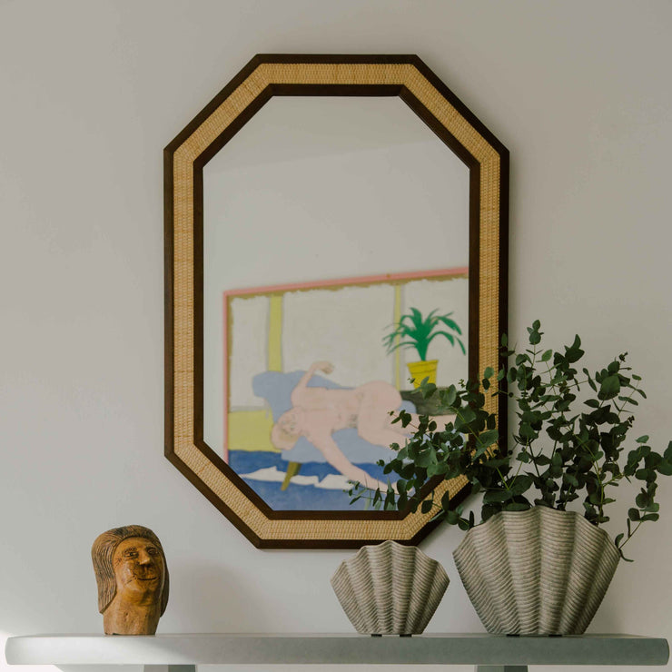Speilet Rattan Mirror fra Dusty Deco
