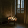Lampen avgir et eget, stemingsfullt lys.