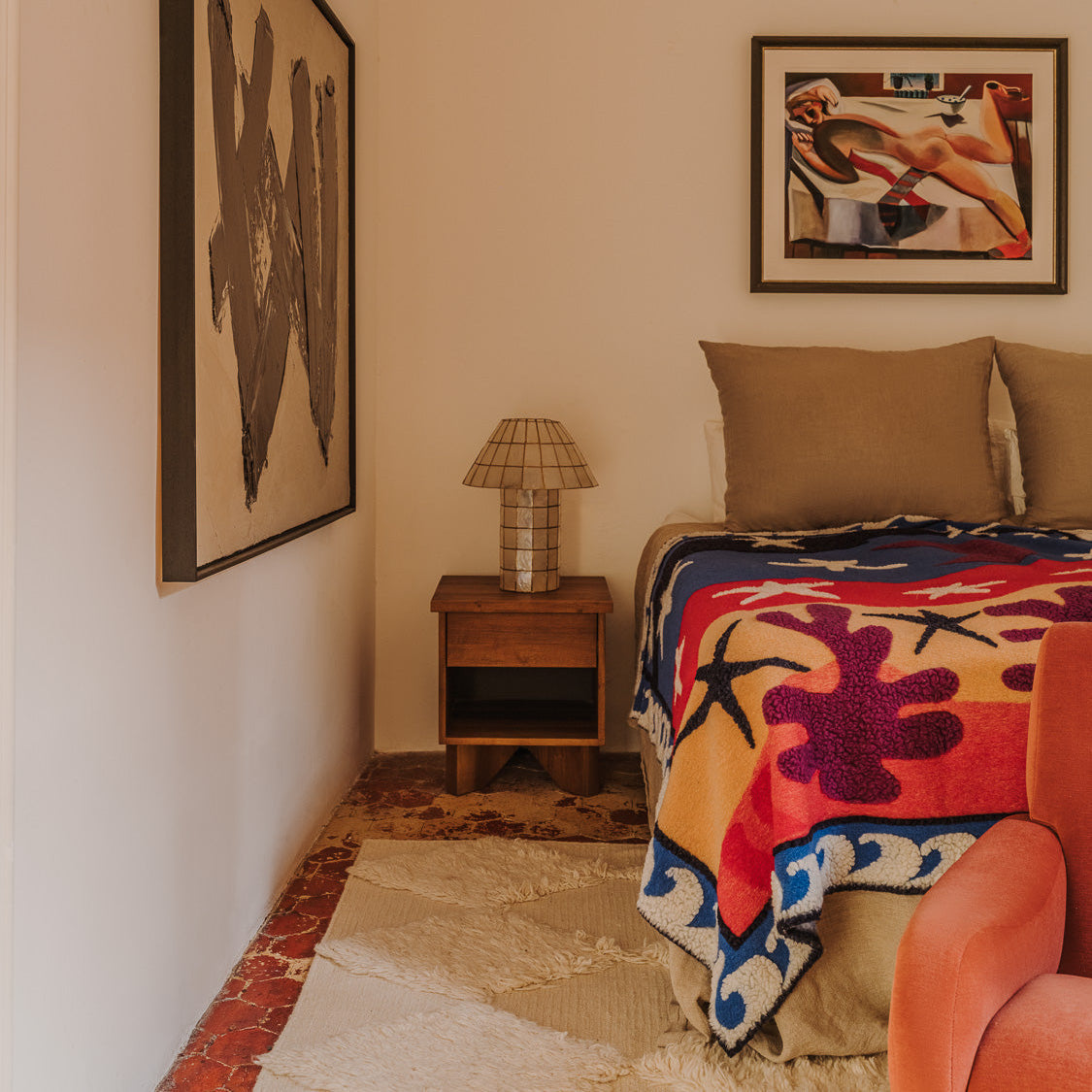 Pledd Stargazer Throw fra Dusty Deco.