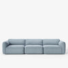 Sofa 3-seter Develius Mellow fra &tradition i tekstilet Cifrado 741 (prisgruppe 4). Denne har armlene med høyde 60 cm.