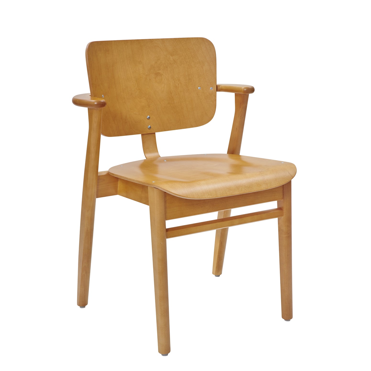Domus Chair fra Artek i beiset honningfarge
