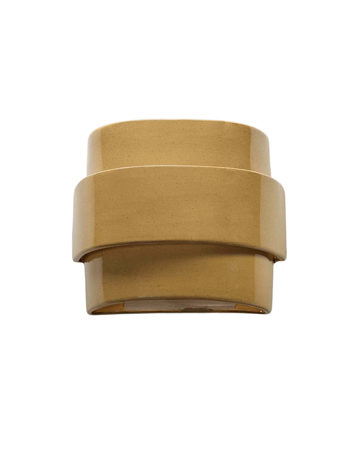 Vegglampe James fra Serax i okergul glasert keramikk