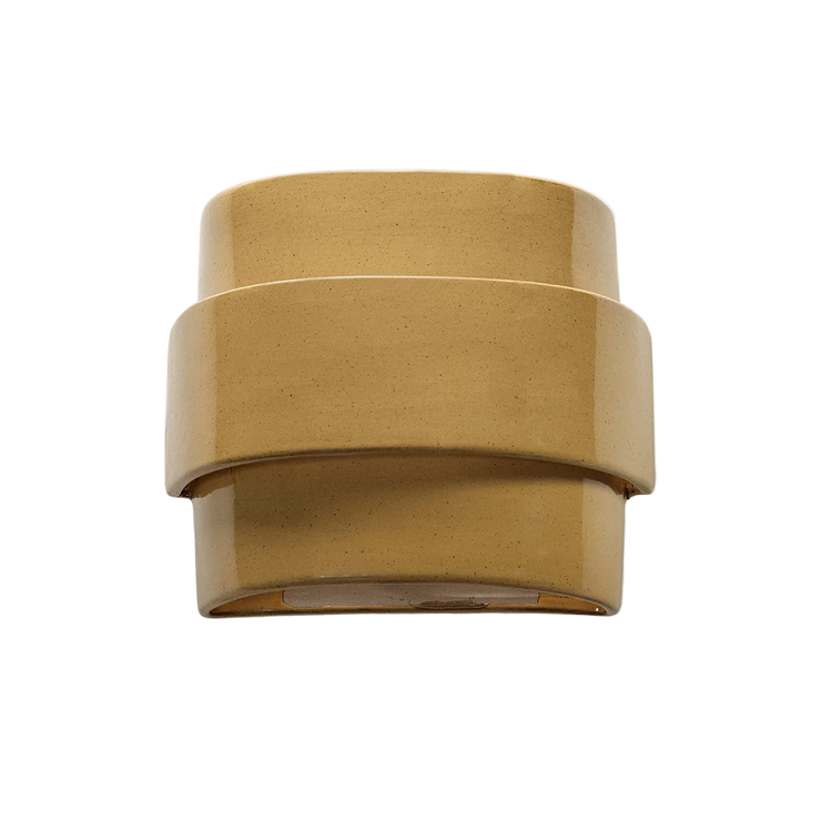 Vegglampe James fra Serax i okergul glasert keramikk