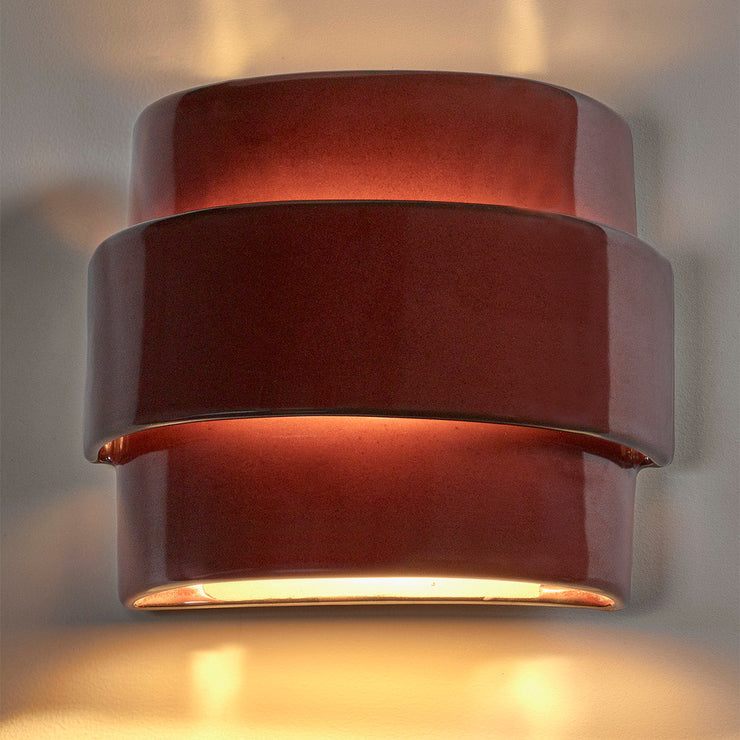 Vegglampe James fra Serax i rustfarget glasert keramikk