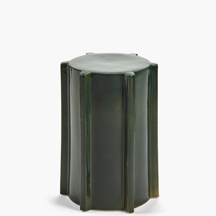 Sidebord Pawn Geometrical fra Serax i mørkegrønt