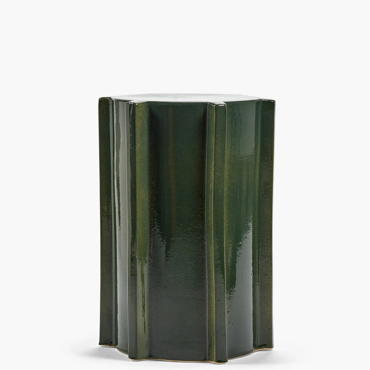 Sidebord Pawn Geometrical fra Serax i mørkegrønt