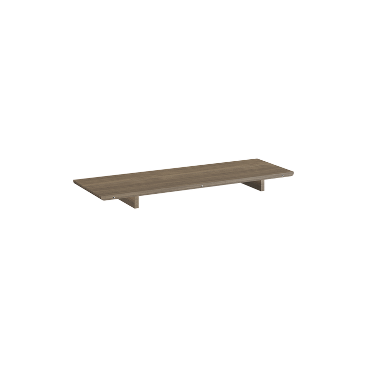 Spisebord Expand Dining Table Circular Ø140 cm i røkt eik / Smoked Oak Finish, med én ileggsplate, fra Northern.