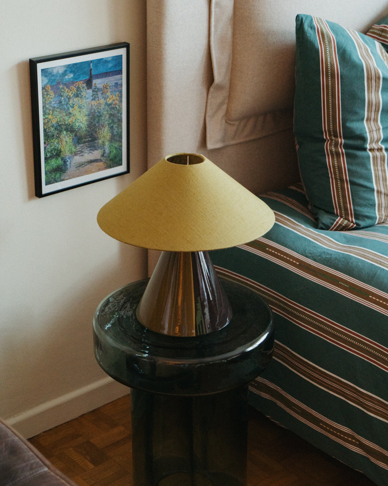 Bordlampe Caterina Golden Olive fra Mattina Moderna