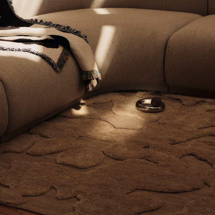Teppe Cilla Rug fra Ferm Living.