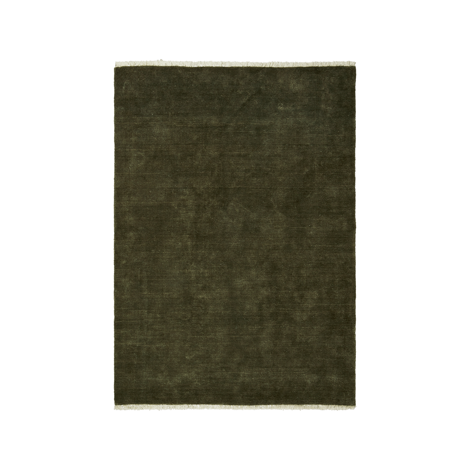 Teppe Firth Jute Rug 200 x 300 cm i fargen mørkegrønn (Dark Olive) fra Ferm Living.