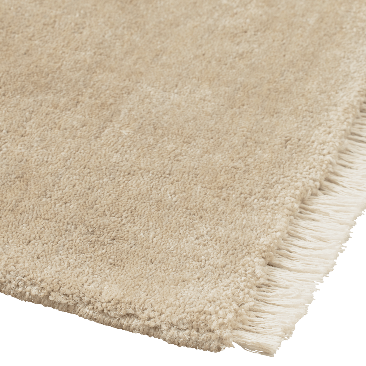 Teppe Firth Jute Rug i fargen sand (Off-white) fra Ferm Living.