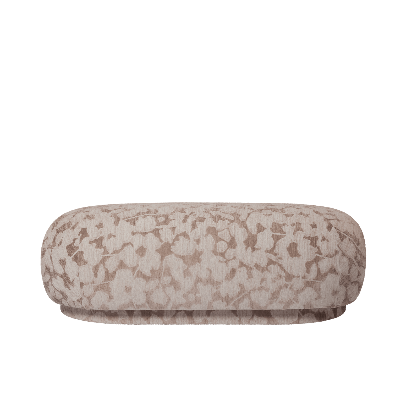 Puff Rico Ottoman fra Ferm Living i tekstilet Cilla Taupe