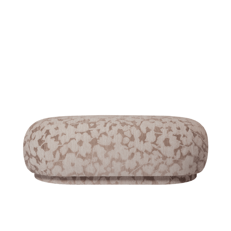 Puff Rico Ottoman fra Ferm Living i tekstilet Cilla Taupe