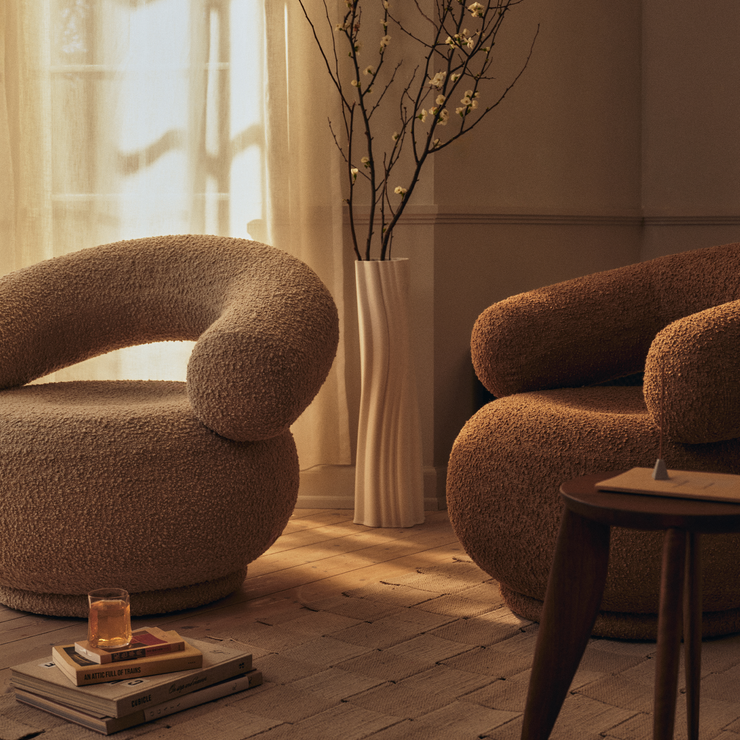 Lenestol Orbo Lounge Chair fra Ferm Living.