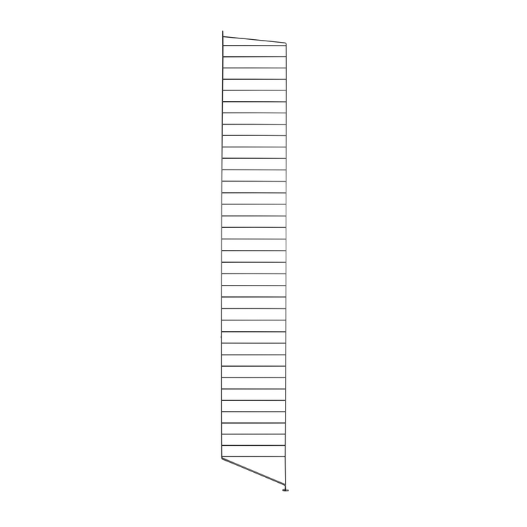 Veggfeste svart H200 x D30 cm.