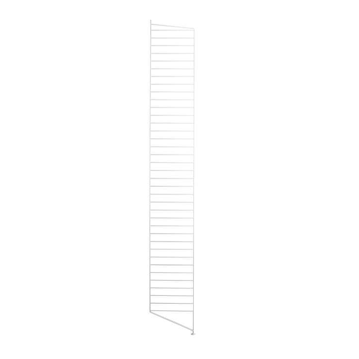 Veggfeste hvitt H200 x D30 cm.
