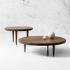 Sofabord Groove Coffee Table fra dk3 i røkt eik.