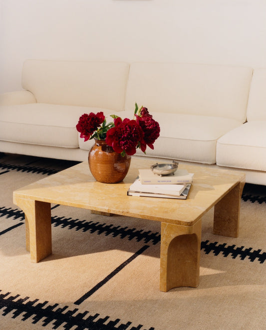 Sofabord Doric Coffee Table 80 x 80 cm – Naturstein