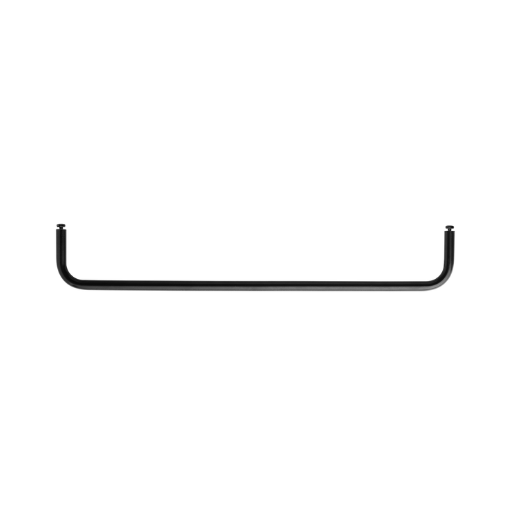 Garderobestang 53 cm svart.