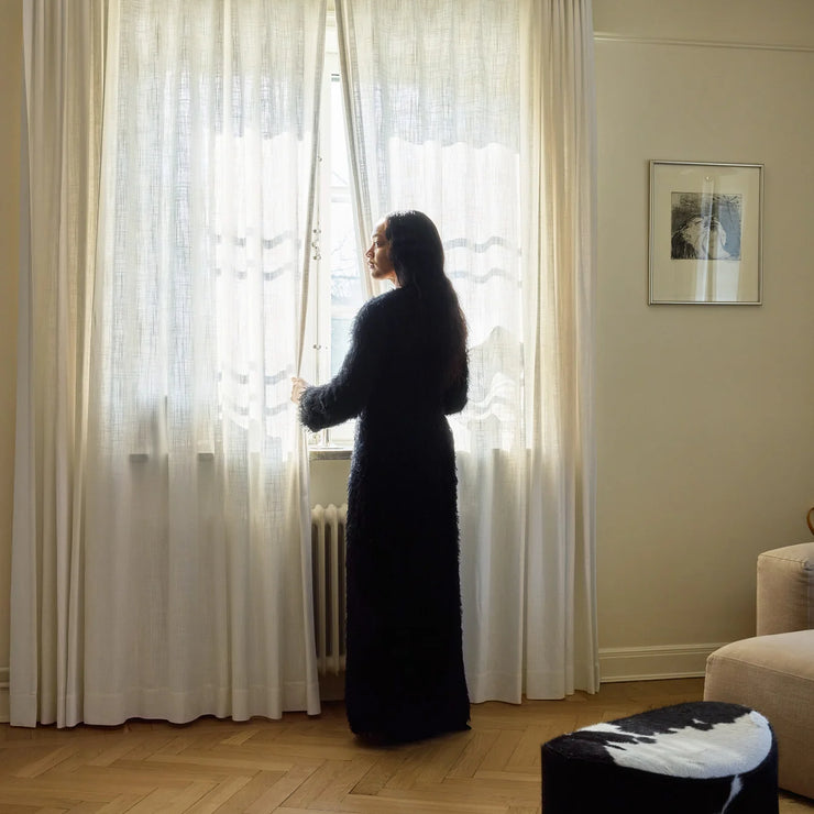 Vevd lingardin fra Gotain i farge hvit