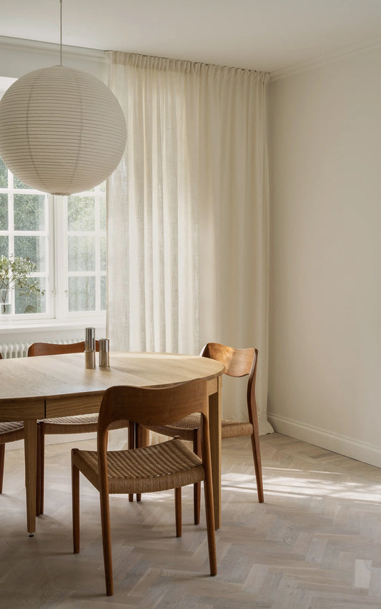 Vevd lingardin fra Gotain i farge benhvit