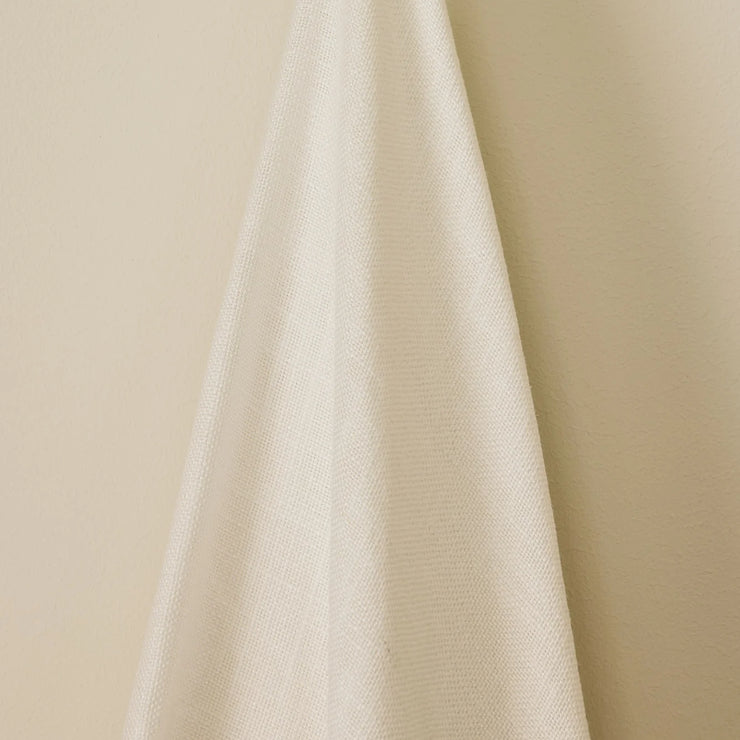 Sengeteppe i vevd lin fra Gotain i fargen benhhvit / Ivory