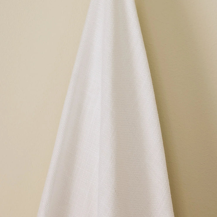 Sengeteppe i vevd lin fra Gotain i fargen hvit / White