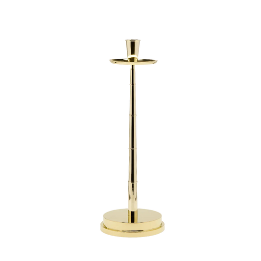 Lysestaken  Graceful Candlestick fra Skultuna i forgylt messing