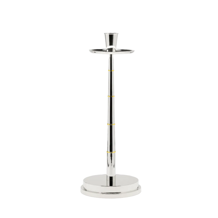 Graceful Candlestick fra Skultuna i sølvbelagt messing