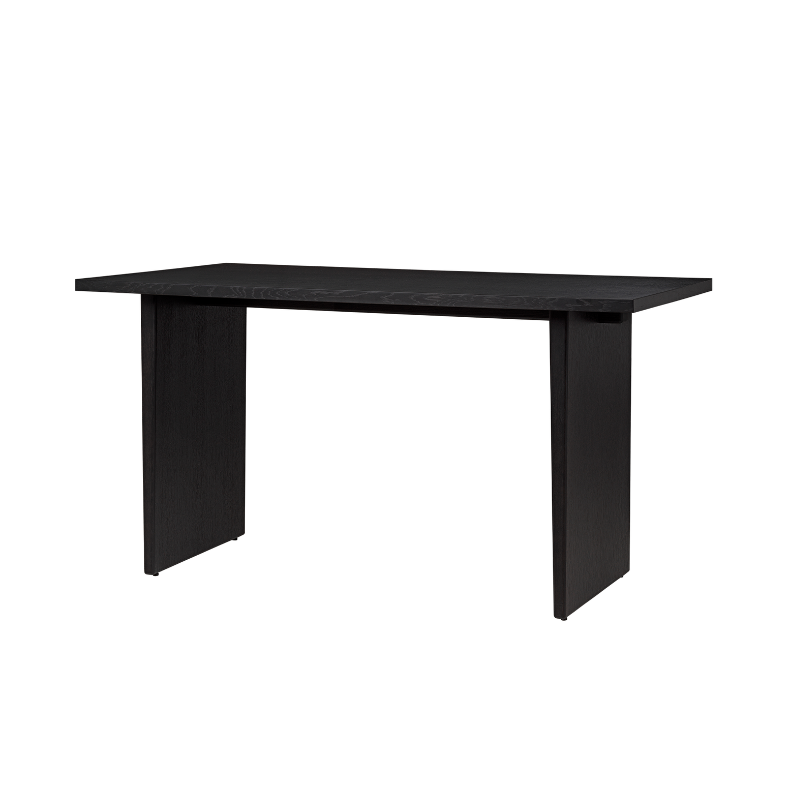 Skrivebordet Private Desk fra Gubi i brunsvart ask.