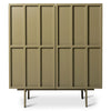Skapet i fargen Olive Green.