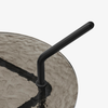 Sidebord Halten fra &tradition med svart understell og røkfarget glass