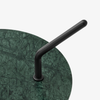 Sidebord Halten fra &tradition med svart understell og Verde Guatemala-marmor