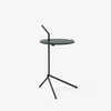 Sidebord Halten fra &tradition med svart understell og Verde Guatemala-marmor