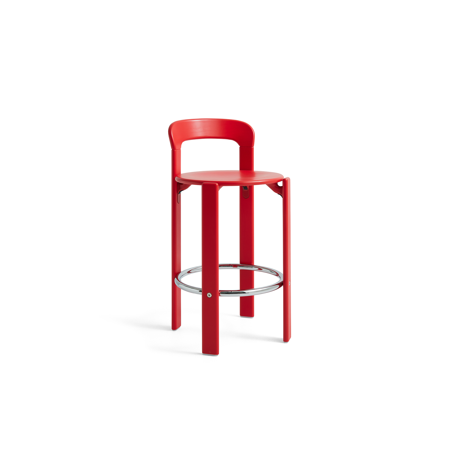 Barkrakk Rey Bar Stool Low fra Hay i fargen Scarlet Red