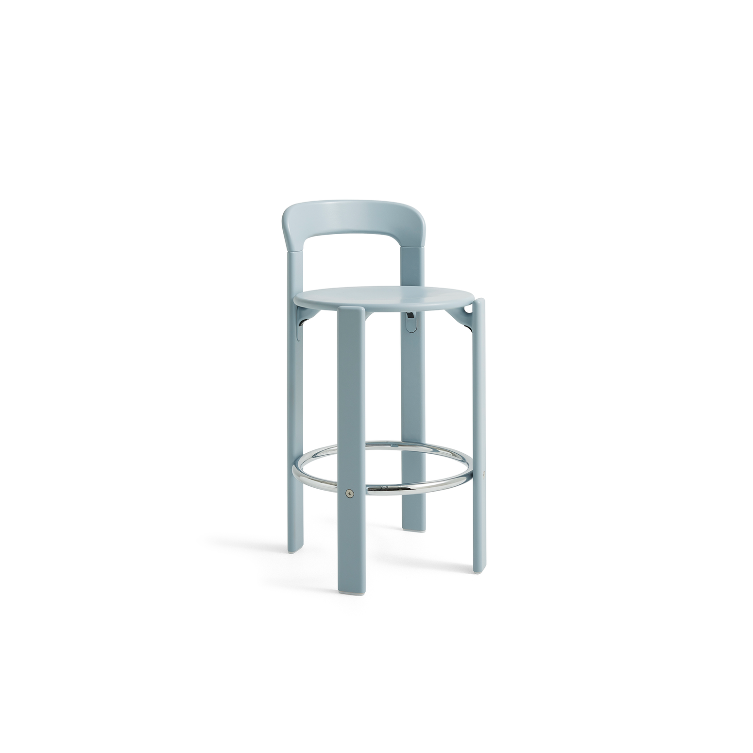 Barkrakk Rey Bar Stool Low fra Hay i fargen Slate Blue