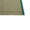 Løperen Tapis fra Hay i fargen Black and Green, har en underside i polyester for å sikre at den holder seg på plass.