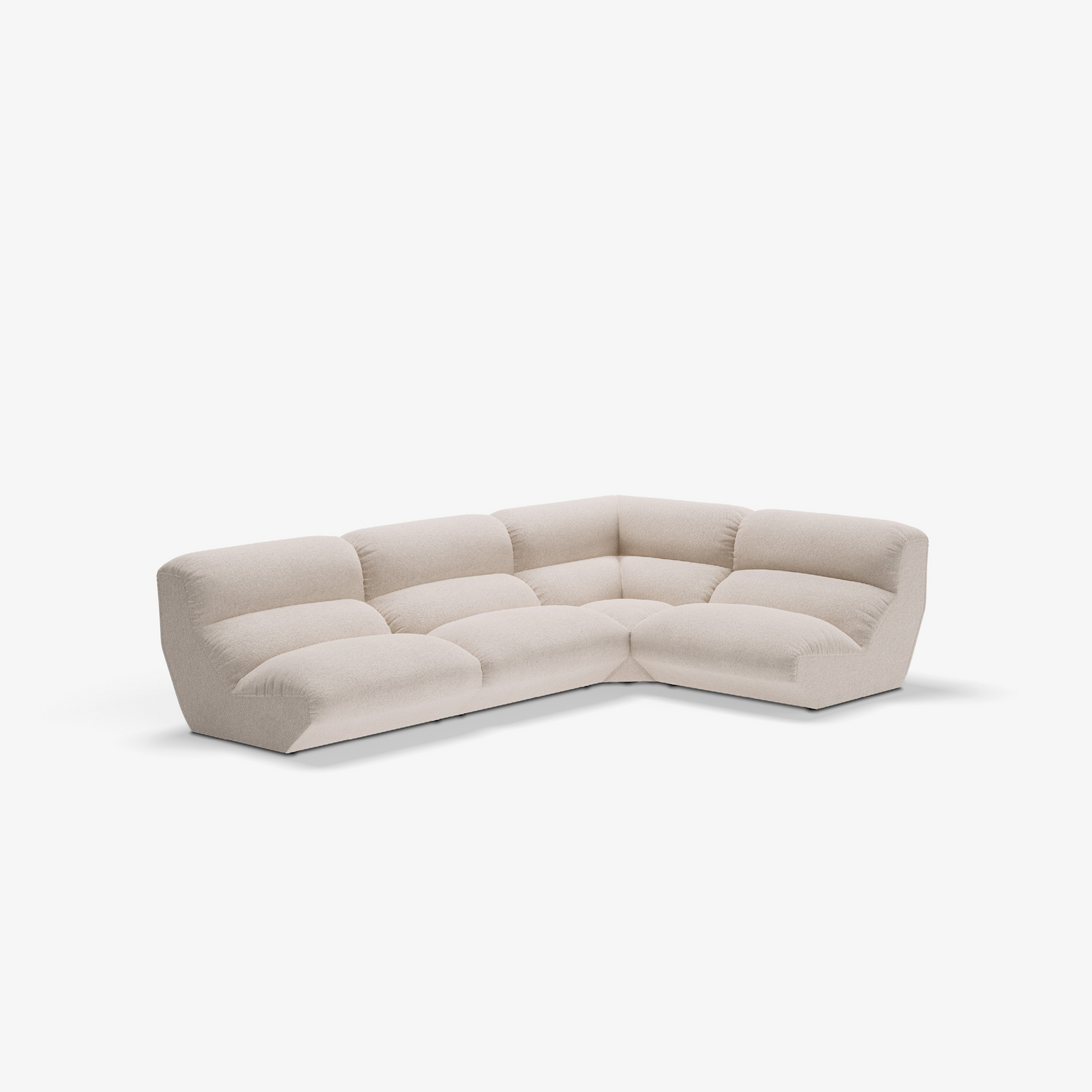 Sofa Hi Lo, konfigurasjon C (4 moduler)