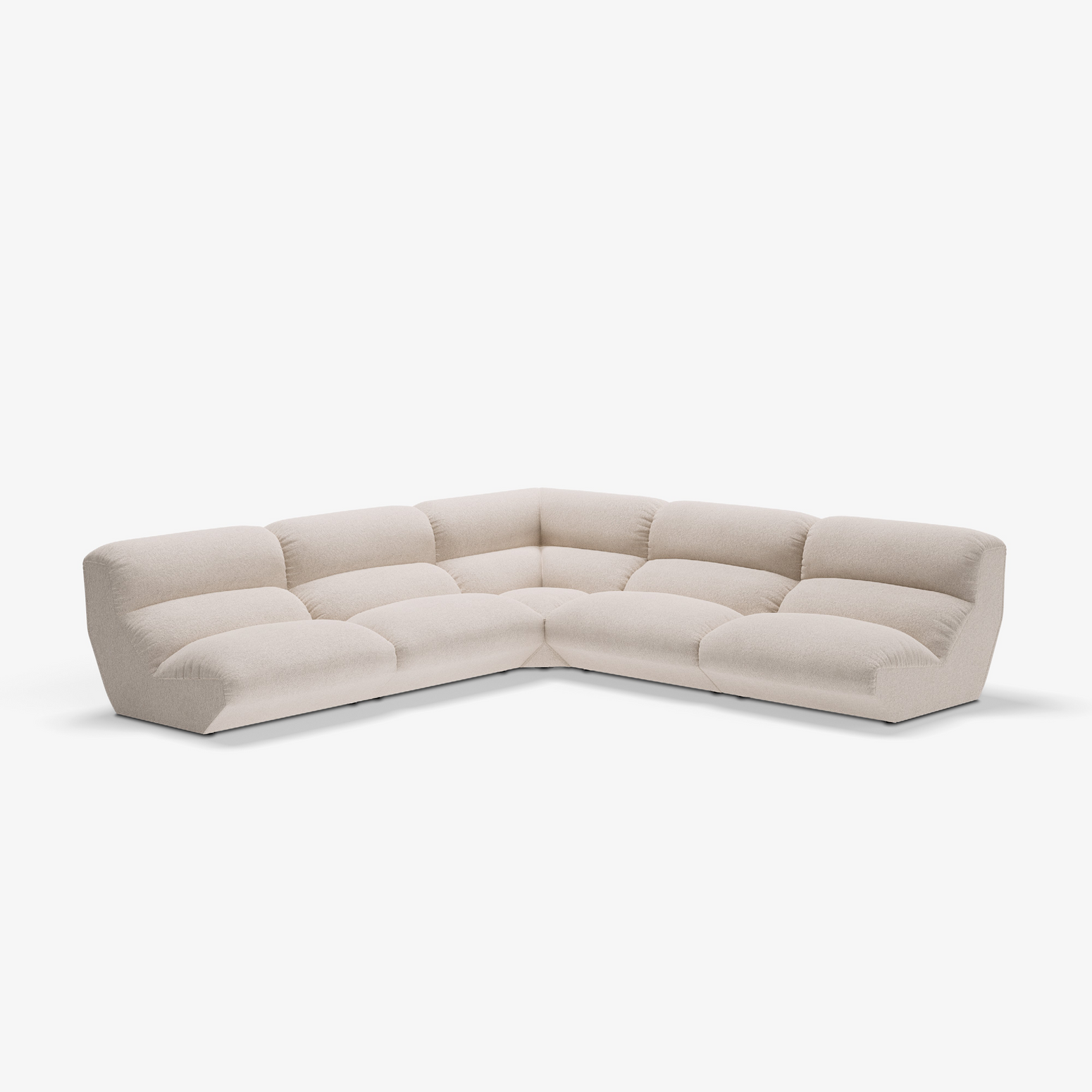 Sofa Hi Lo, konfigurasjon D (5 moduler)