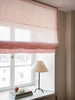 Liftgardin i tynn lin fra Gotain i fargen Rosa