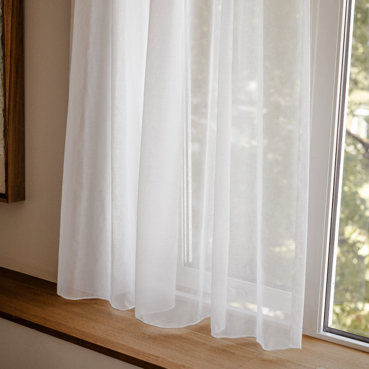 Gardintekstil hotell Flor, farge 01 Hvit