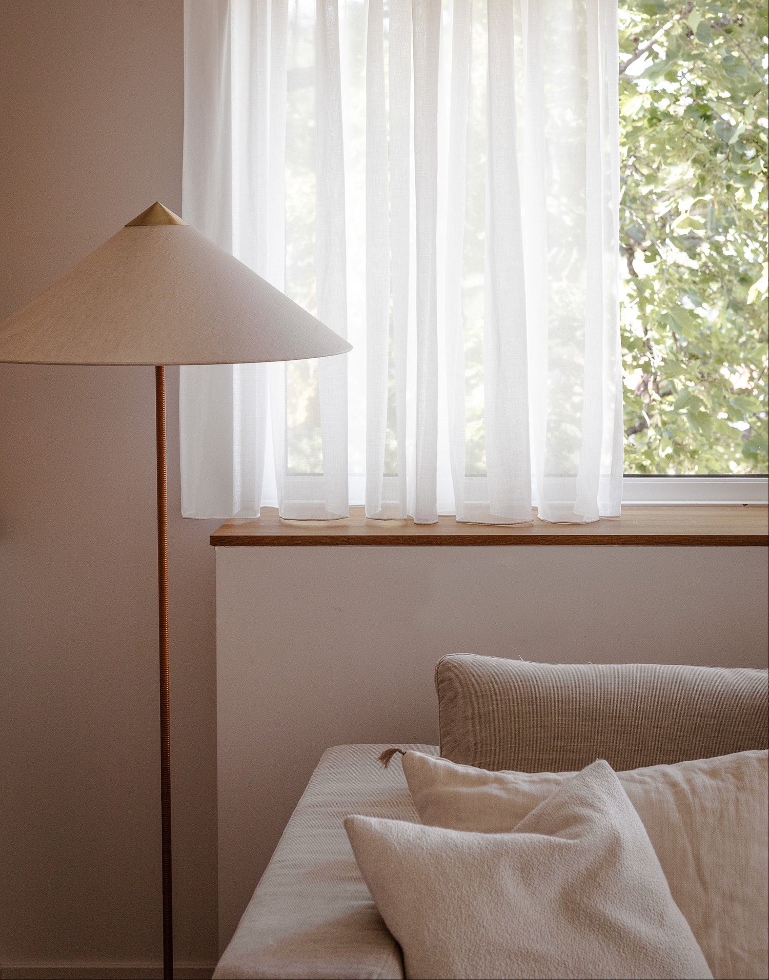 Gardintekstil hotell Flor, farge 01 Hvit