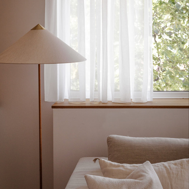 Gardintekstil hotell Flor, farge 01 Hvit