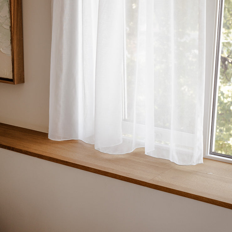 Gardintekstil hotell Flor, farge 01 Hvit